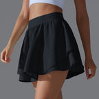 Womens Casual Tennis 93%Nylon 7%Spandex Skirts Y-7034 print logo 43