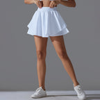 Womens Casual Tennis 93%Nylon 7%Spandex Skirts Y-7034 print logo 27
