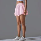 Womens Casual Tennis 93%Nylon 7%Spandex Skirts Y-7034 print logo 55