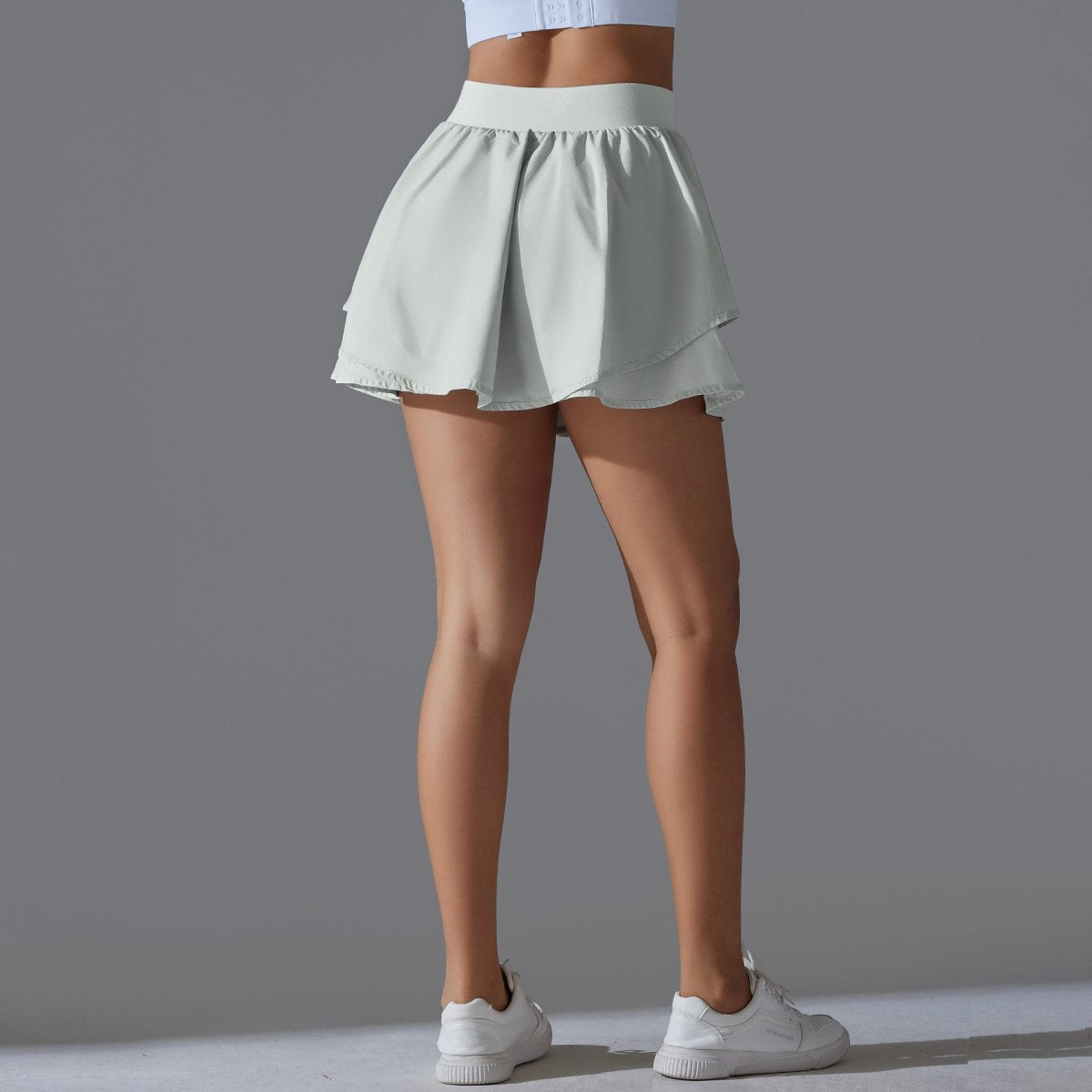 Womens Casual Tennis 93%Nylon 7%Spandex Skirts Y-7034 print logo 67