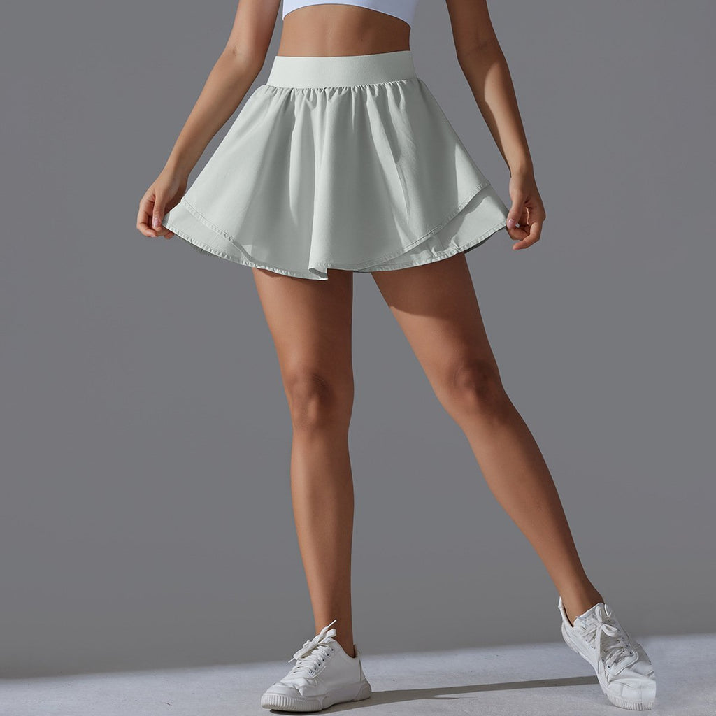 Womens Casual Tennis 93%Nylon 7%Spandex Skirts Y-7034 print logo 68