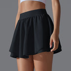 Womens Casual Tennis 93%Nylon 7%Spandex Skirts Y-7034 print logo 40