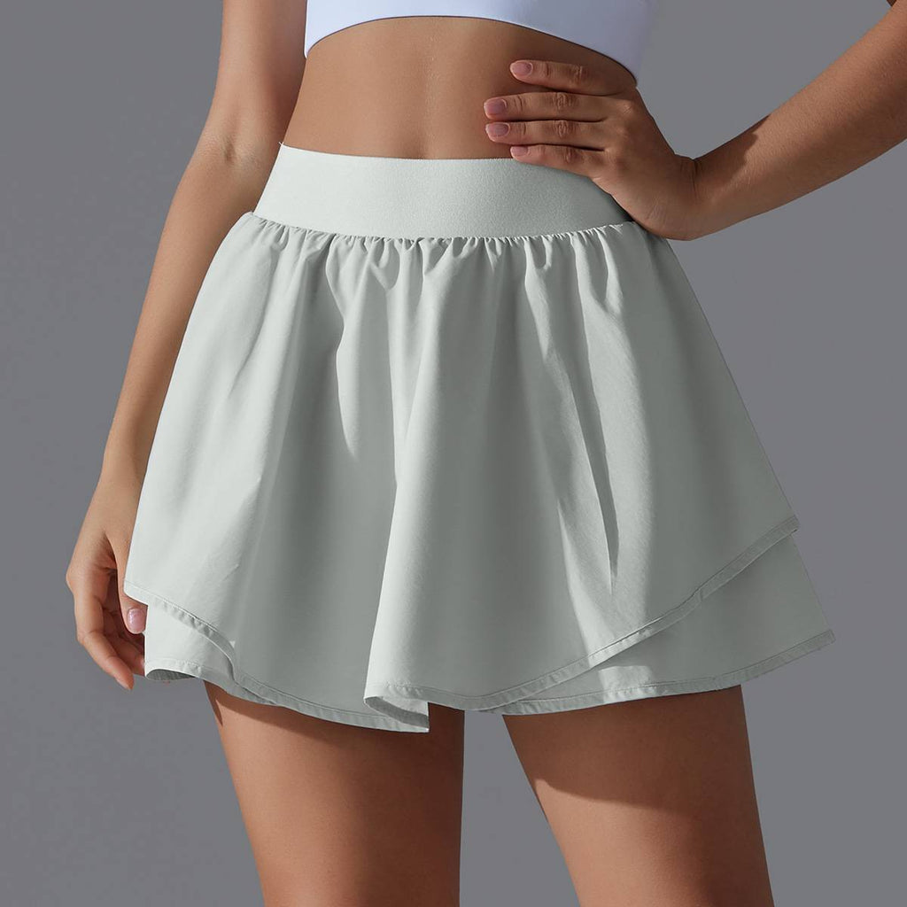 Womens Casual Tennis 93%Nylon 7%Spandex Skirts Y-7034 print logo 16
