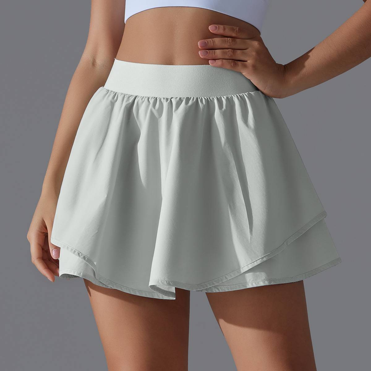 Womens Casual Tennis 93%Nylon 7%Spandex Skirts Y-7034 print logo 16