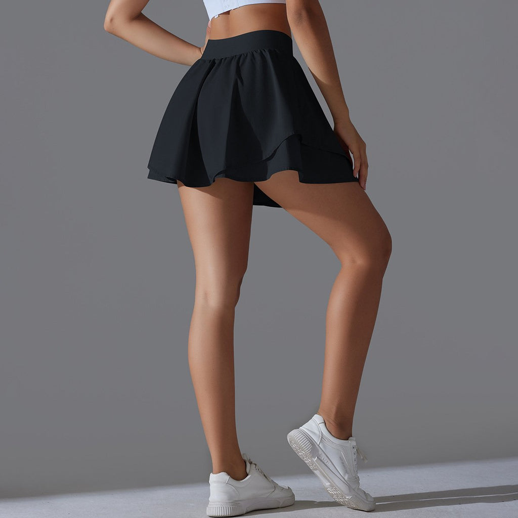 Womens Casual Tennis 93%Nylon 7%Spandex Skirts Y-7034 print logo 32