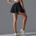 Womens Casual Tennis 93%Nylon 7%Spandex Skirts Y-7034 print logo 32