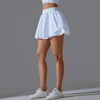 Womens Casual Tennis 93%Nylon 7%Spandex Skirts Y-7034 print logo 28