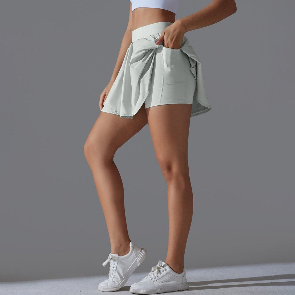 Womens Casual Tennis 93%Nylon 7%Spandex Skirts Y-7034 print logo 60