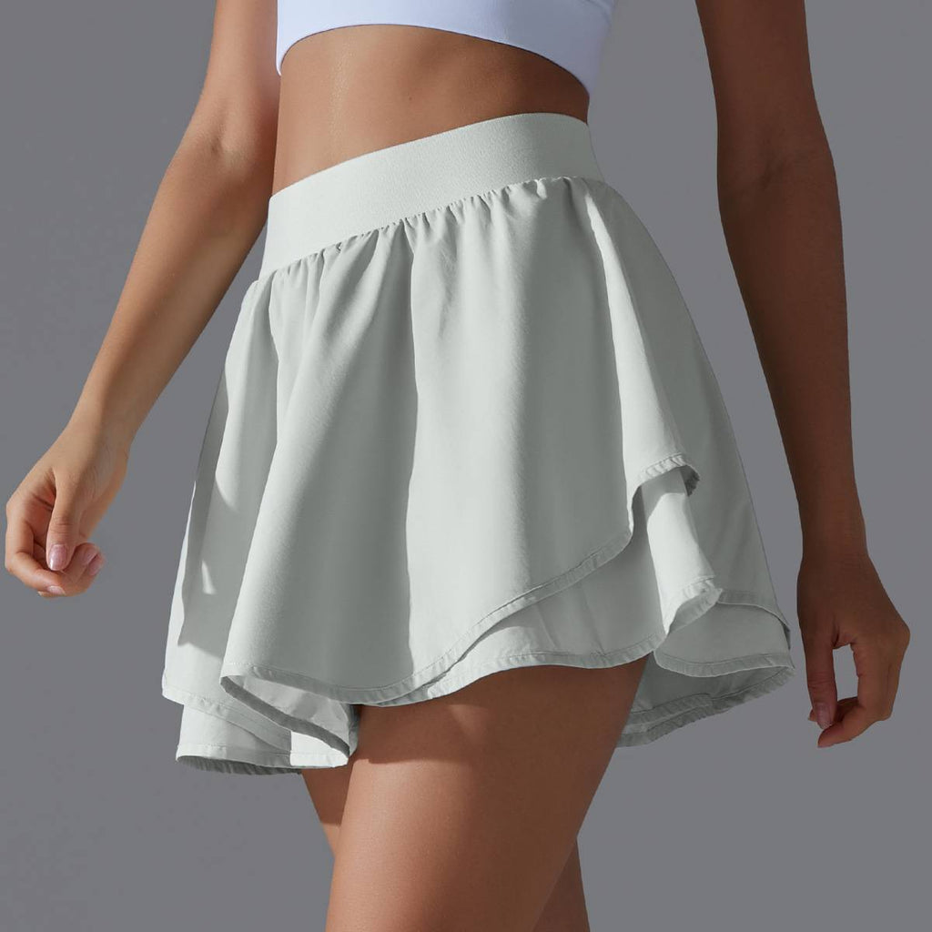 Womens Casual Tennis 93%Nylon 7%Spandex Skirts Y-7034 print logo 72