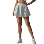 Womens Casual Tennis 93%Nylon 7%Spandex Skirts Y-7034 print logo 12