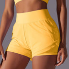 Womens Casual Sports  93%Nylon 7%acrylic Shorts Y-7037 print logo 15