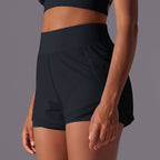 Womens Casual Sports  93%Nylon 7%acrylic Shorts Y-7037 print logo 39