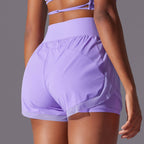 Womens Casual Sports  93%Nylon 7%acrylic Shorts Y-7037 print logo 63