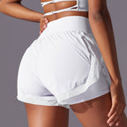Womens Casual Sports  93%Nylon 7%acrylic Shorts Y-7037 print logo 31