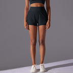 Womens Casual Sports  93%Nylon 7%acrylic Shorts Y-7037 print logo 32
