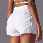 Womens Casual Sports  93%Nylon 7%acrylic Shorts Y-7037 print logo 28