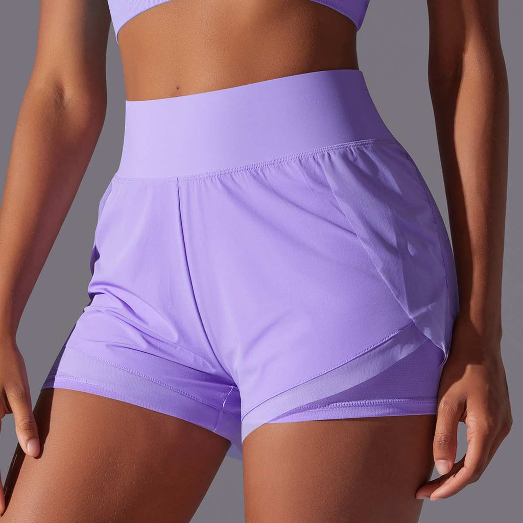 Womens Casual Sports  93%Nylon 7%acrylic Shorts Y-7037 print logo 16