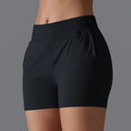 Womens Workout Running 75% nylon 25%spande Shorts Y-7045 print logo 54