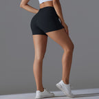Womens Workout Running 75% nylon 25%spande Shorts Y-7045 print logo 66