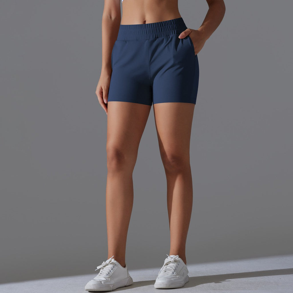 Womens Workout Running 75% nylon 25%spande Shorts Y-7045 print logo 48