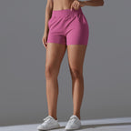 Womens Sports Workout 75%Nylon 25%Spandex Shorts Y-7045 print logo 39
