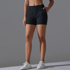 Womens Workout Running 75% nylon 25%spande Shorts Y-7045 print logo 68