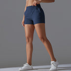 Womens Workout Running 75% nylon 25%spande Shorts Y-7045 print logo 52