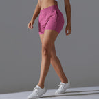 Womens Workout Running 75% nylon 25%spande Shorts Y-7045 print logo 29