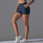 Womens Workout Running 75% nylon 25%spande Shorts Y-7045 print logo 53