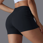 Womens Sports Workout 75%Nylon 25%Spandex Shorts Y-7045 print logo 64