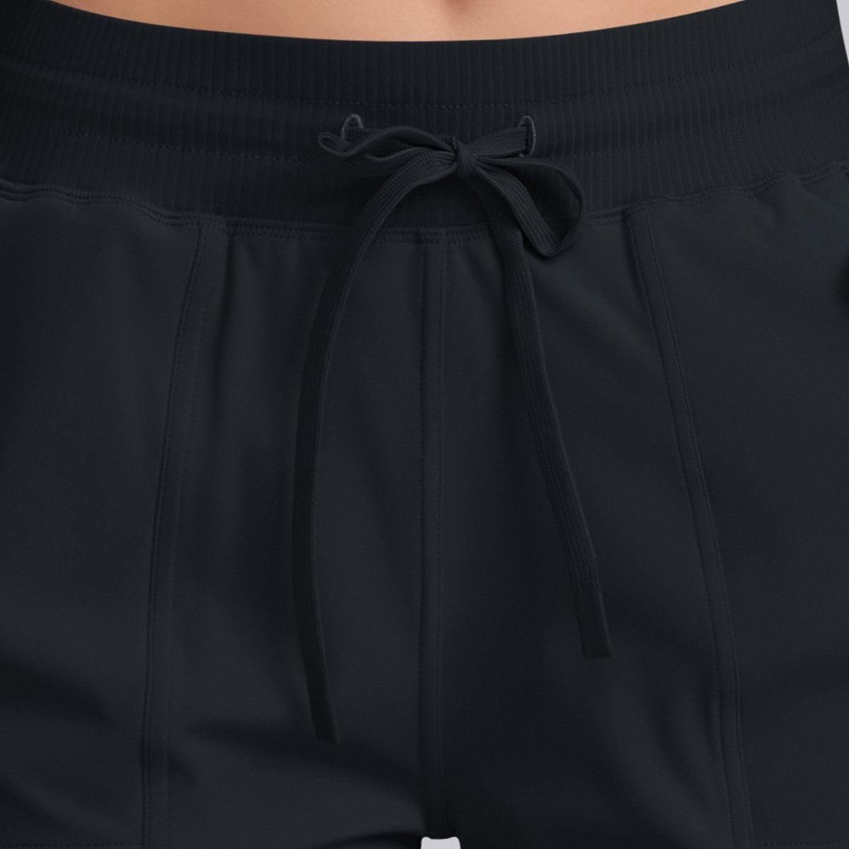Womens Sports Fitness 75%Nylon 25%Spandex Shorts Y-7046 print logo 50