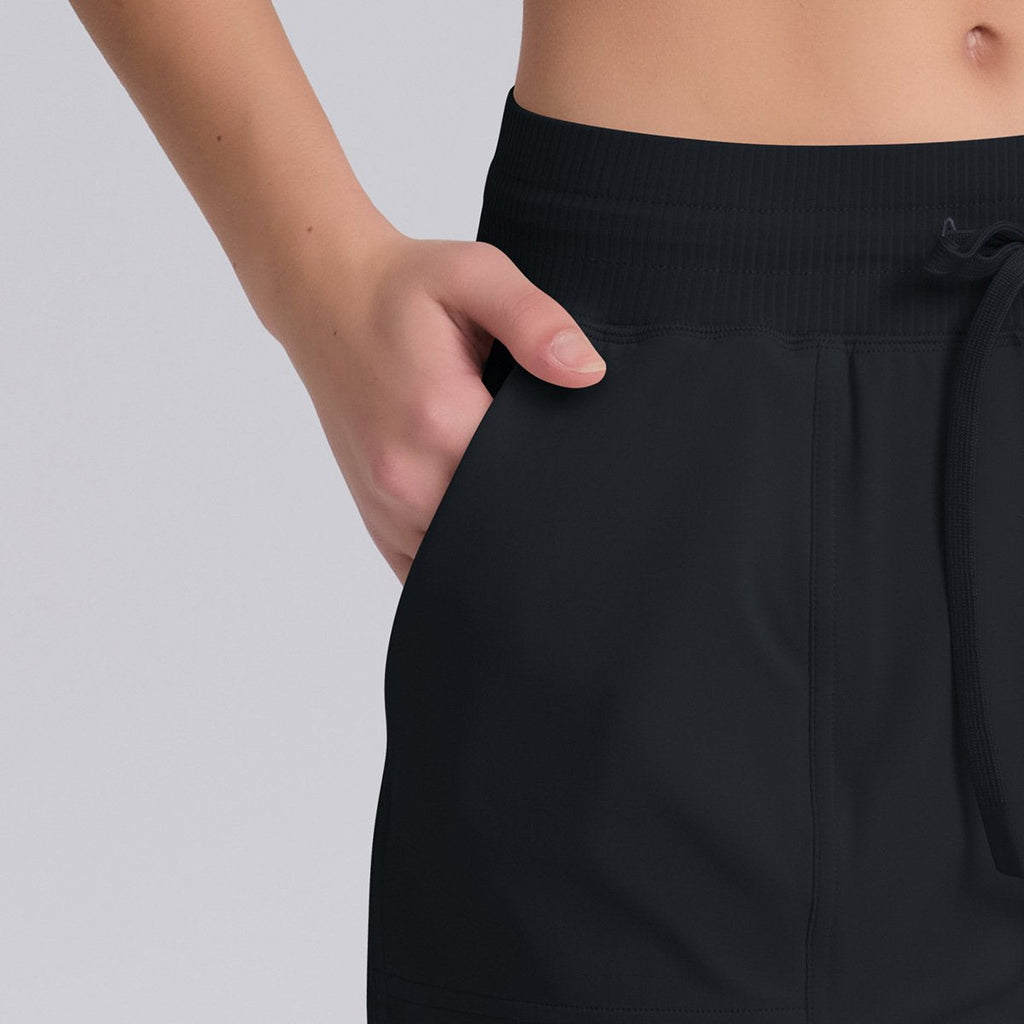 Womens Sports Fitness 75%Nylon 25%Spandex Shorts Y-7046 print logo 51