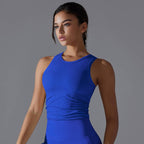 Womens Sports Yoga 80%Nylon 20%Spandex Tank Top Y-7047 print logo 38