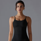 Womens Sports Activewear 80%Nylon 20%Spandex Tank Top Y-7052 print logo 35