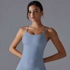 Womens Sports Activewear 80%Nylon 20%Spandex Tank Top Y-7052 print logo 60