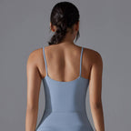 Womens Sports Activewear 80%Nylon 20%Spandex Tank Top Y-7052 print logo 2