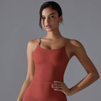 Womens Sports Activewear 80%Nylon 20%Spandex Tank Top Y-7052 print logo 53