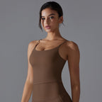 Womens Sports Activewear 80%Nylon 20%Spandex Tank Top Y-7052 print logo 34