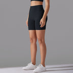Womens Sports Workout 80% nylon 20%spandex Shorts Y-7054 print logo 65