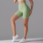 Womens Sports Workout 80% nylon 20%spandex Shorts Y-7054 print logo 21