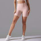 Womens Sports Workout 80% nylon 20%spandex Shorts Y-7054 print logo 50