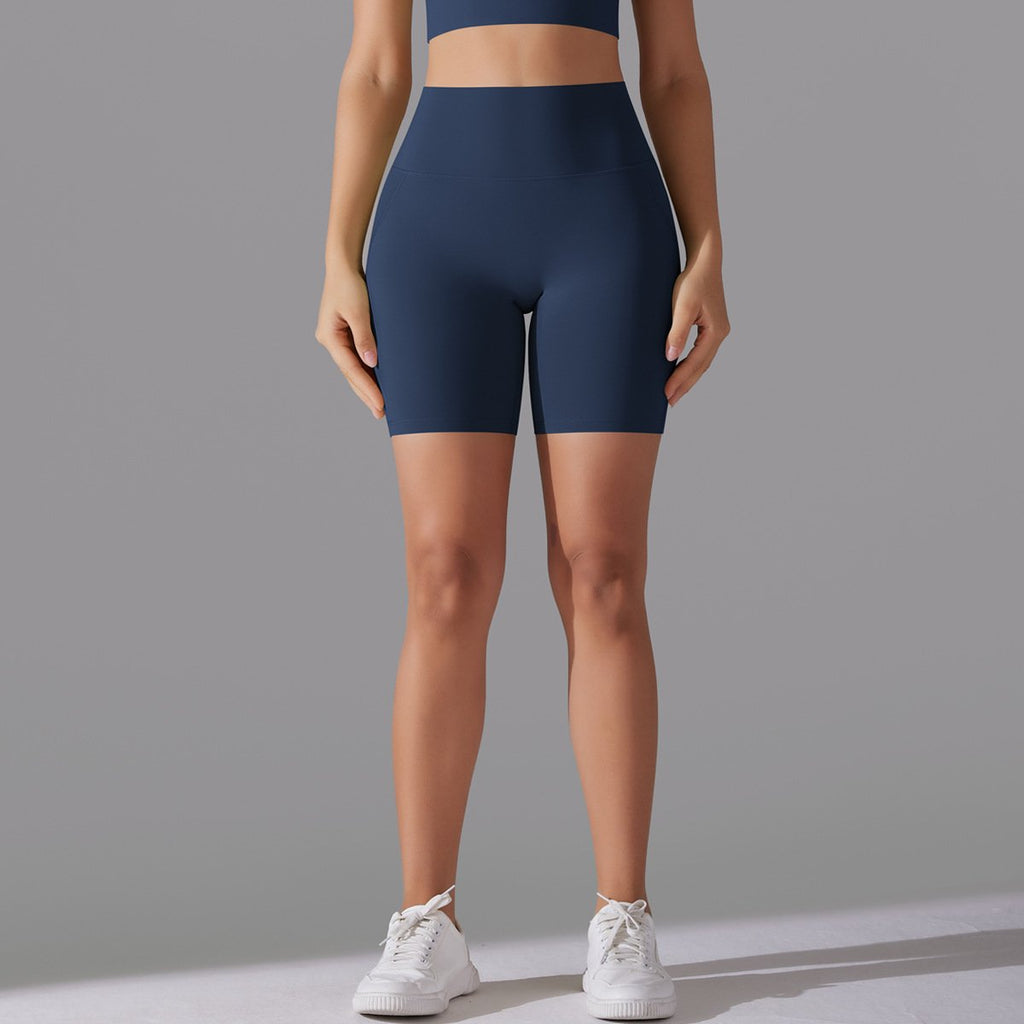 Womens Sports Workout 80% nylon 20%spandex Shorts Y-7054 print logo 54