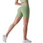 Womens Sports Workout 80% nylon 20%spandex Shorts Y-7054 print logo 23