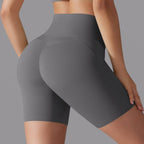Womens Sports Workout 80% nylon 20%spandex Shorts Y-7054 print logo 15