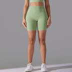 Womens Sports Workout 80% nylon 20%spandex Shorts Y-7054 print logo 20