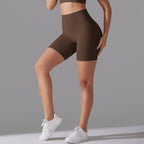 Womens Sports Workout 80% nylon 20%spandex Shorts Y-7054 print logo 32