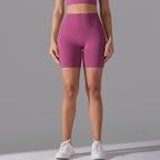 Womens Sports Workout 80% nylon 20%spandex Shorts Y-7054 print logo 36