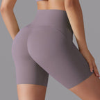 Womens Sports Workout 80% nylon 20%spandex Shorts Y-7054 print logo 12