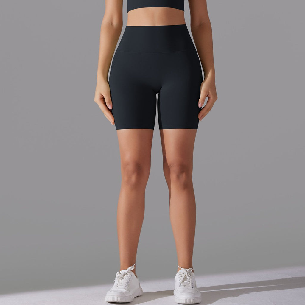 Womens Sports Workout 80% nylon 20%spandex Shorts Y-7054 print logo 64