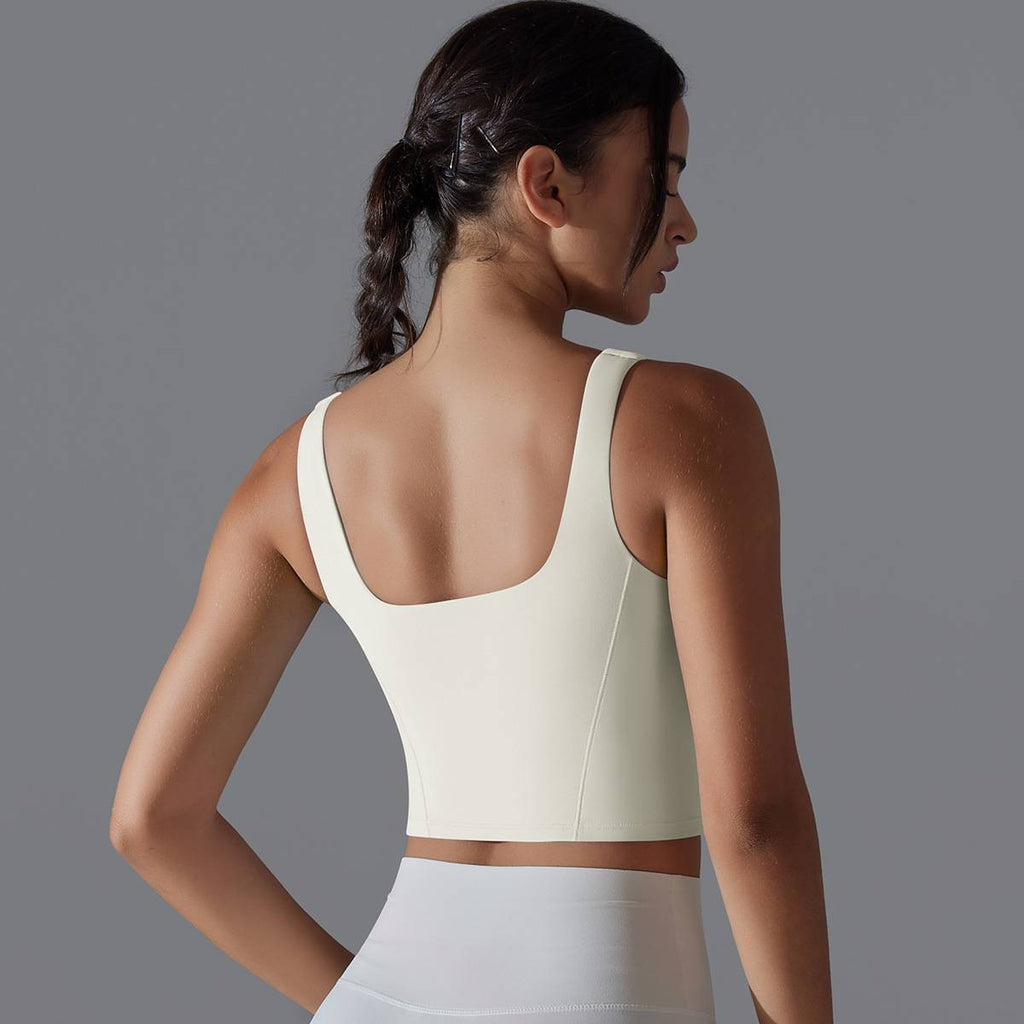 Womens Fitness Workout 80%Nylon 20%Spandex Tank Top Y-7058 print logo 69